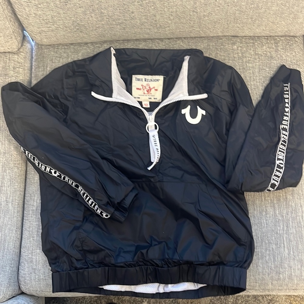 Okay condition black windbreaker